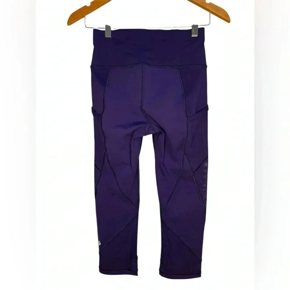 lululemon Fast As Light Crops Size 4